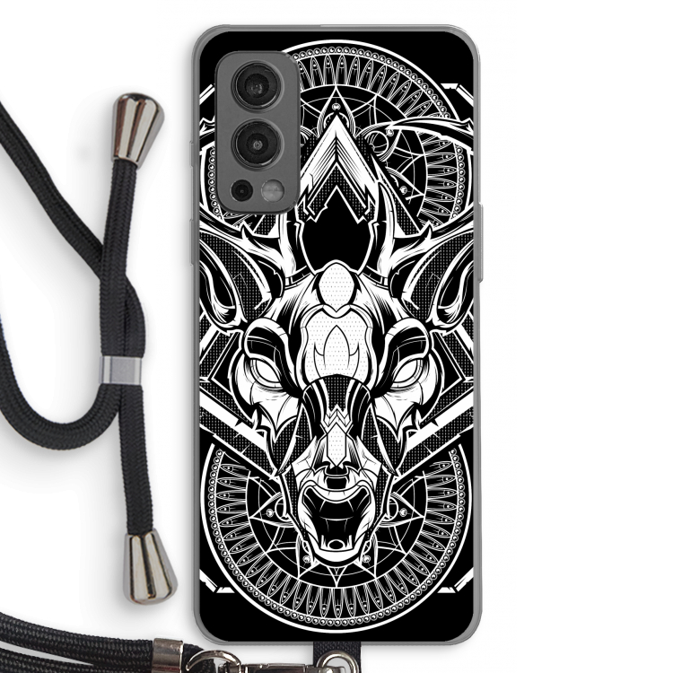 Oh Deer: OnePlus Nord 2 5G Transparant Hoesje met koord