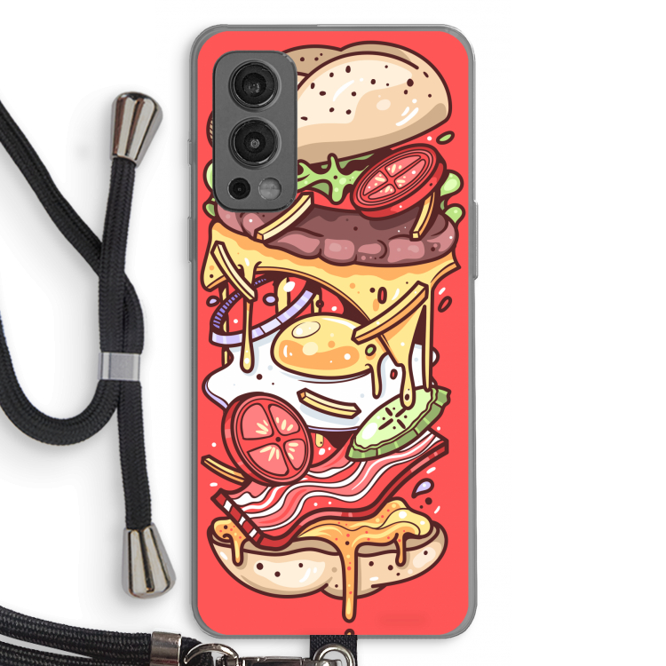 Diet Coke Please: OnePlus Nord 2 5G Transparant Hoesje met koord