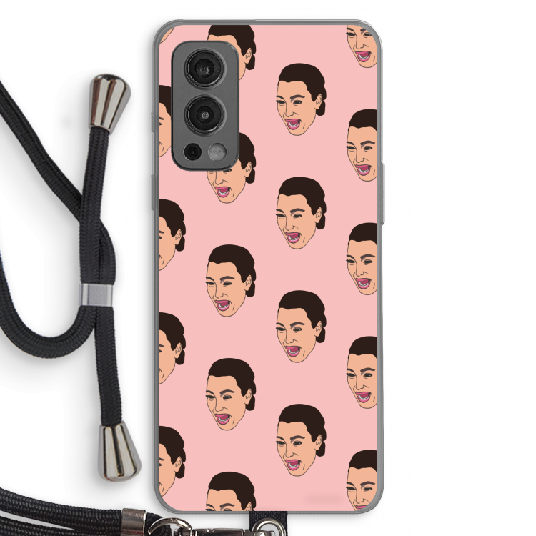 Ugly Cry Call: OnePlus Nord 2 5G Transparant Hoesje met koord