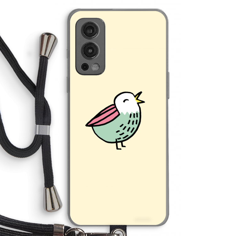 Birdy: OnePlus Nord 2 5G Transparant Hoesje met koord