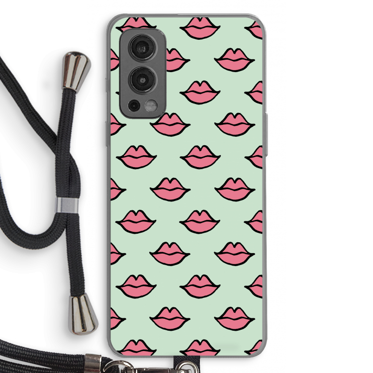 Lipjes: OnePlus Nord 2 5G Transparant Hoesje met koord