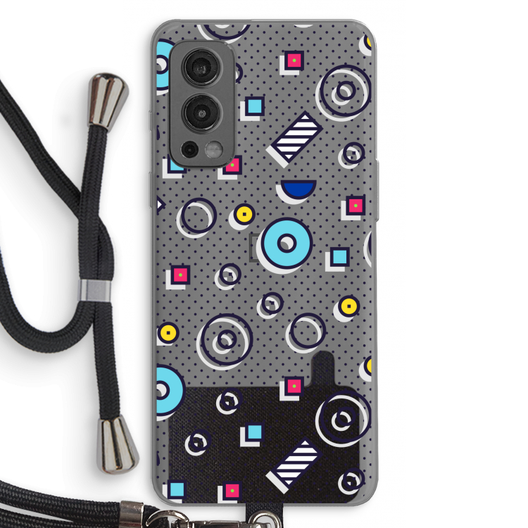 8-bit N°9: OnePlus Nord 2 5G Transparant Hoesje met koord