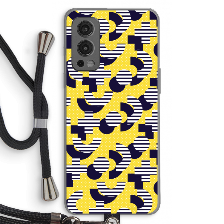 8-bit N°3: OnePlus Nord 2 5G Transparant Hoesje met koord