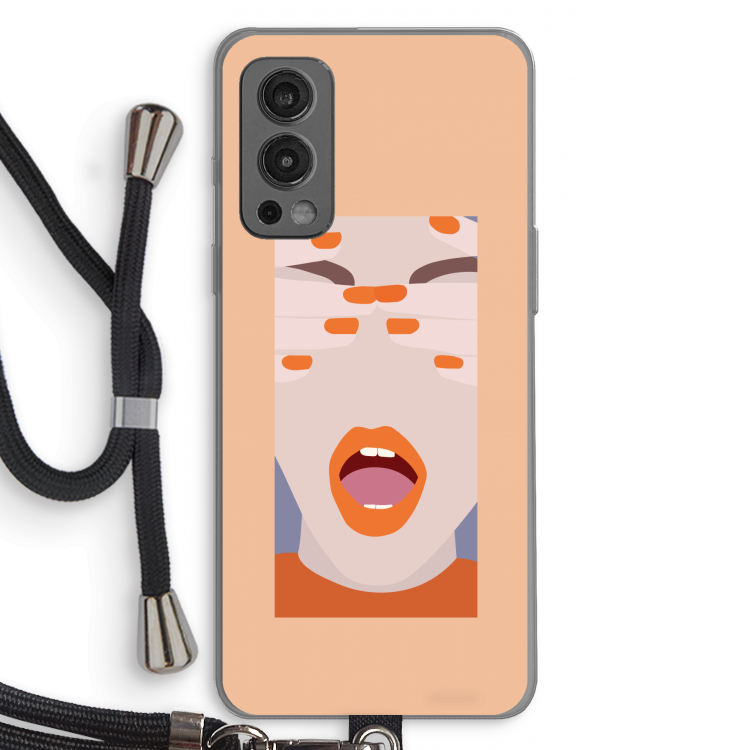 Surprise: OnePlus Nord 2 5G Transparant Hoesje met koord
