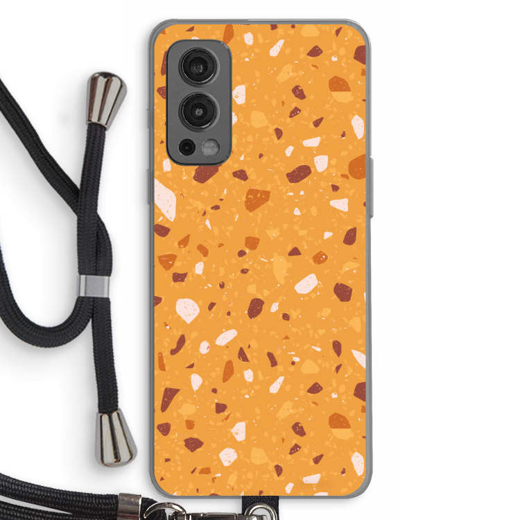 Terrazzo N°24: OnePlus Nord 2 5G Transparant Hoesje met koord