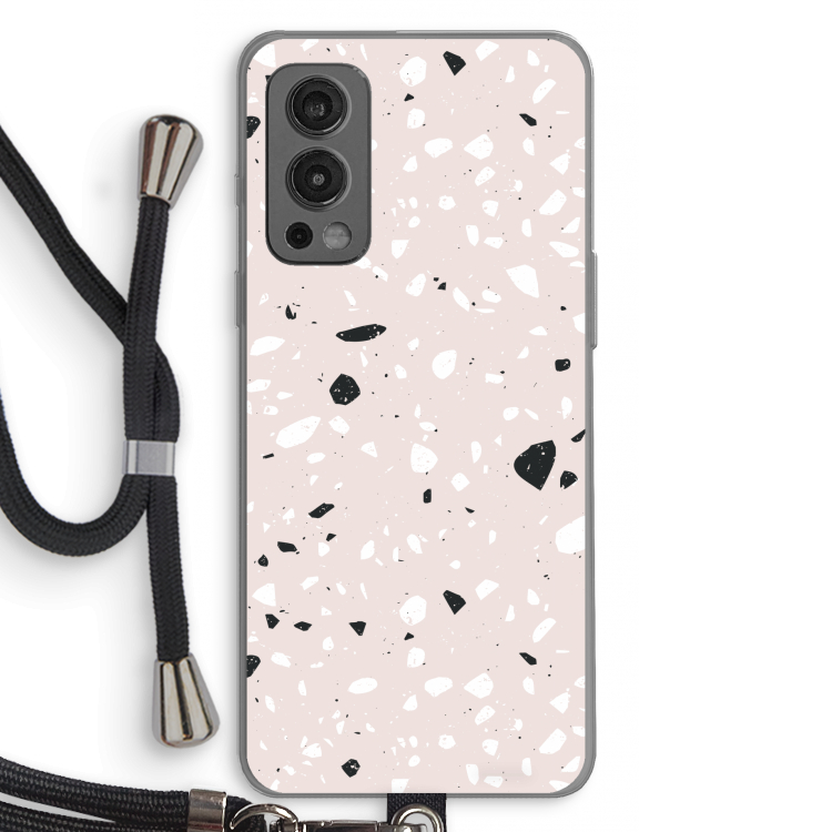 Terrazzo N°20: OnePlus Nord 2 5G Transparant Hoesje met koord