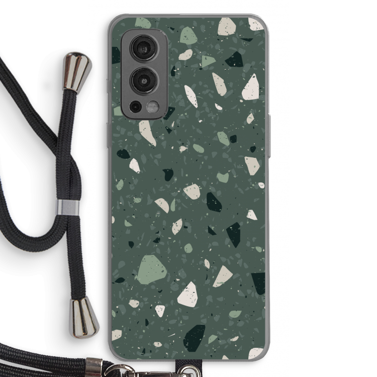 Terrazzo N°19: OnePlus Nord 2 5G Transparant Hoesje met koord