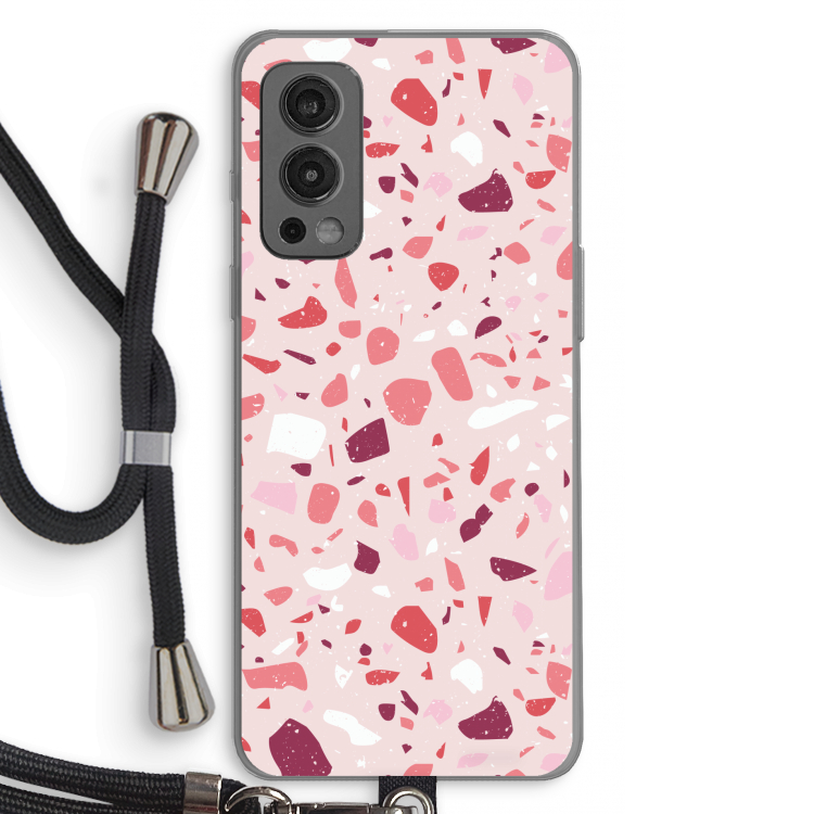 Terrazzo N°15: OnePlus Nord 2 5G Transparant Hoesje met koord