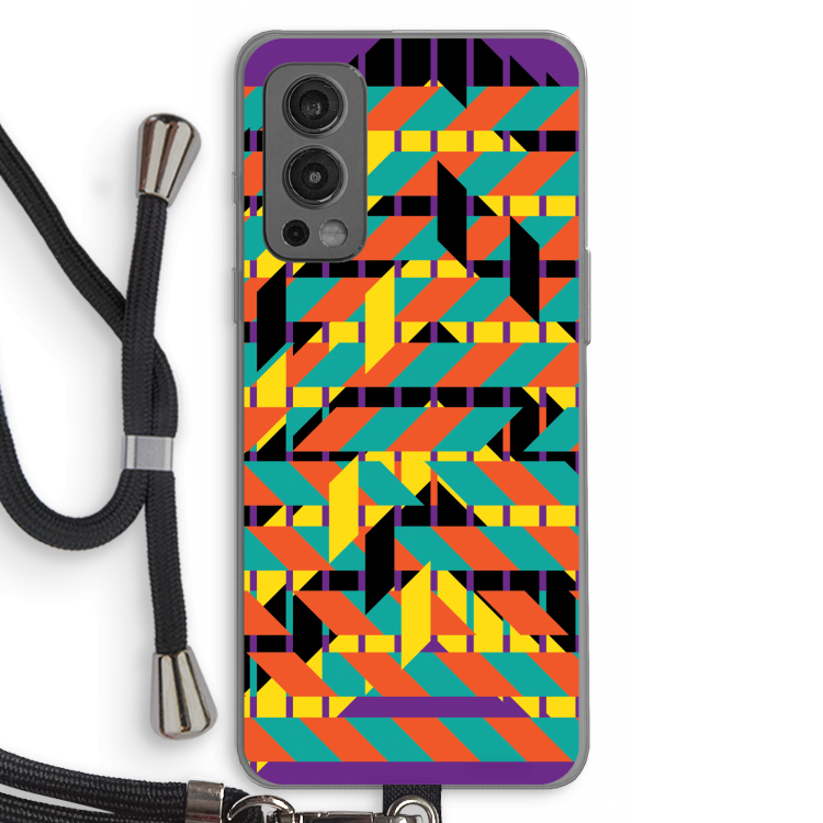 Skew Bee 2: OnePlus Nord 2 5G Transparant Hoesje met koord