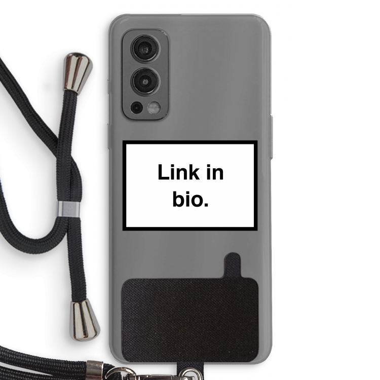 Link in bio: OnePlus Nord 2 5G Transparant Hoesje met koord