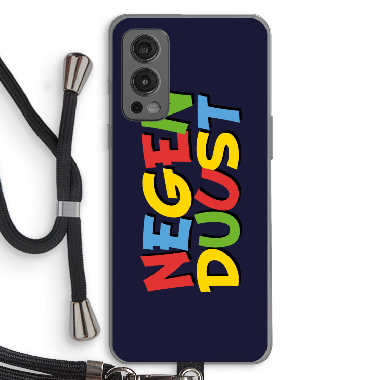 90's One: OnePlus Nord 2 5G Transparant Hoesje met koord
