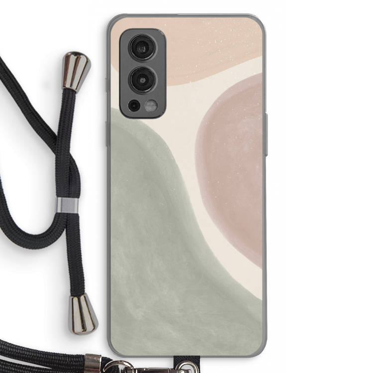 Geo #6: OnePlus Nord 2 5G Transparant Hoesje met koord