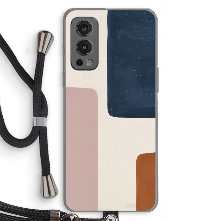 Geo #5: OnePlus Nord 2 5G Transparant Hoesje met koord