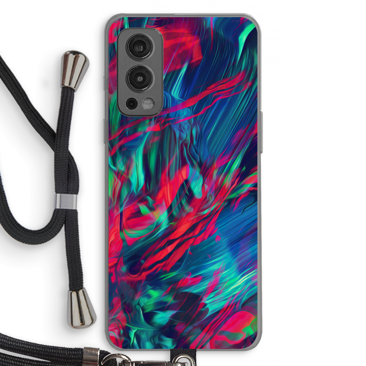 Pilgrims Of The Sea: OnePlus Nord 2 5G Transparant Hoesje met koord