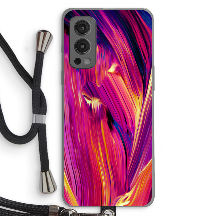 Phoenix: OnePlus Nord 2 5G Transparant Hoesje met koord