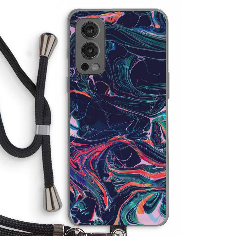 Light Years Beyond: OnePlus Nord 2 5G Transparant Hoesje met koord