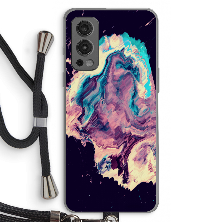 Cosmic Silence: OnePlus Nord 2 5G Transparant Hoesje met koord