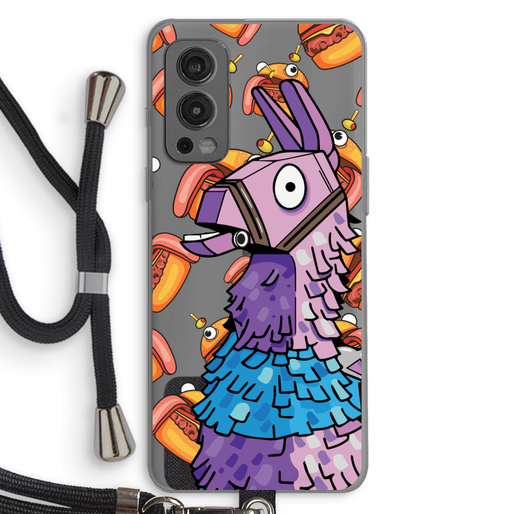 Loot Burger: OnePlus Nord 2 5G Transparant Hoesje met koord