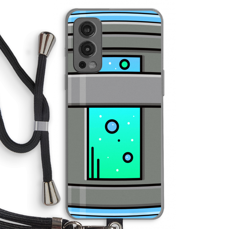 Chug Bottle: OnePlus Nord 2 5G Transparant Hoesje met koord