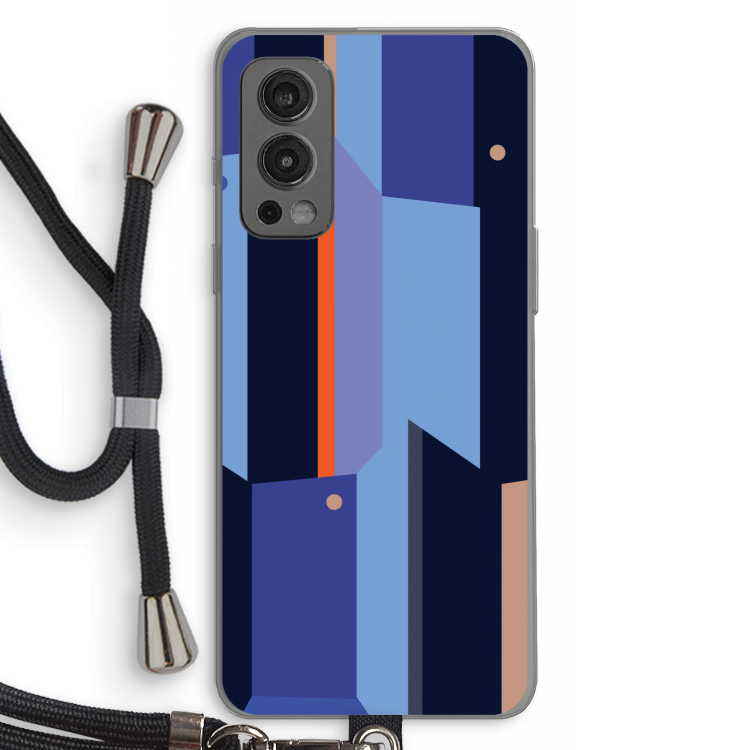 Gestalte 3: OnePlus Nord 2 5G Transparant Hoesje met koord