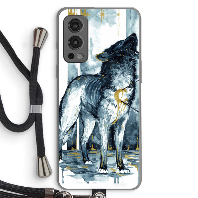 Bleeding Soul: OnePlus Nord 2 5G Transparant Hoesje met koord