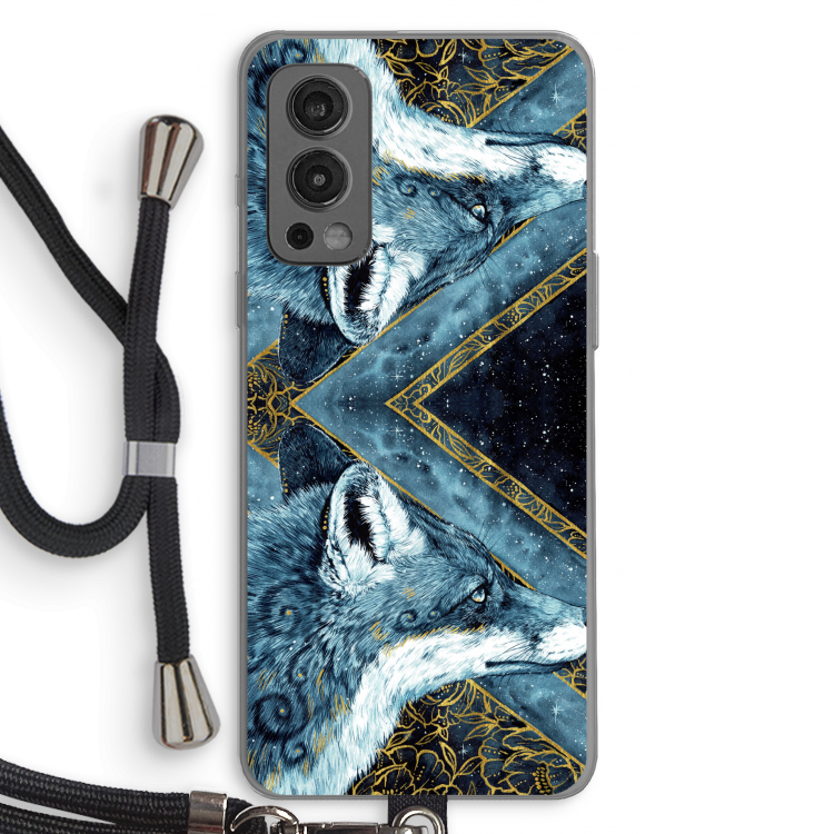 Golden Fox: OnePlus Nord 2 5G Transparant Hoesje met koord