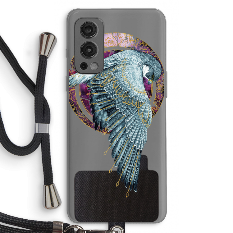 Golden Falcon: OnePlus Nord 2 5G Transparant Hoesje met koord
