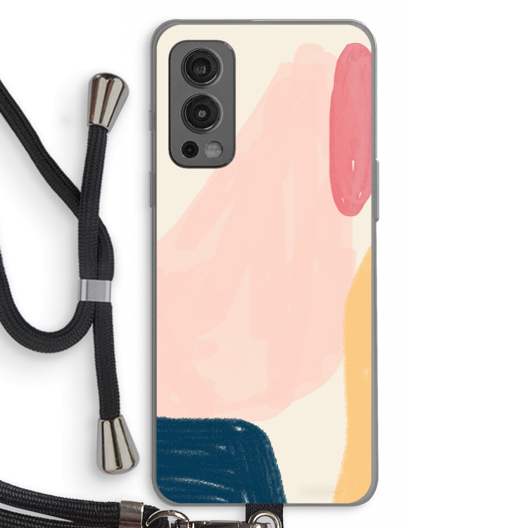 Saturday Flow: OnePlus Nord 2 5G Transparant Hoesje met koord