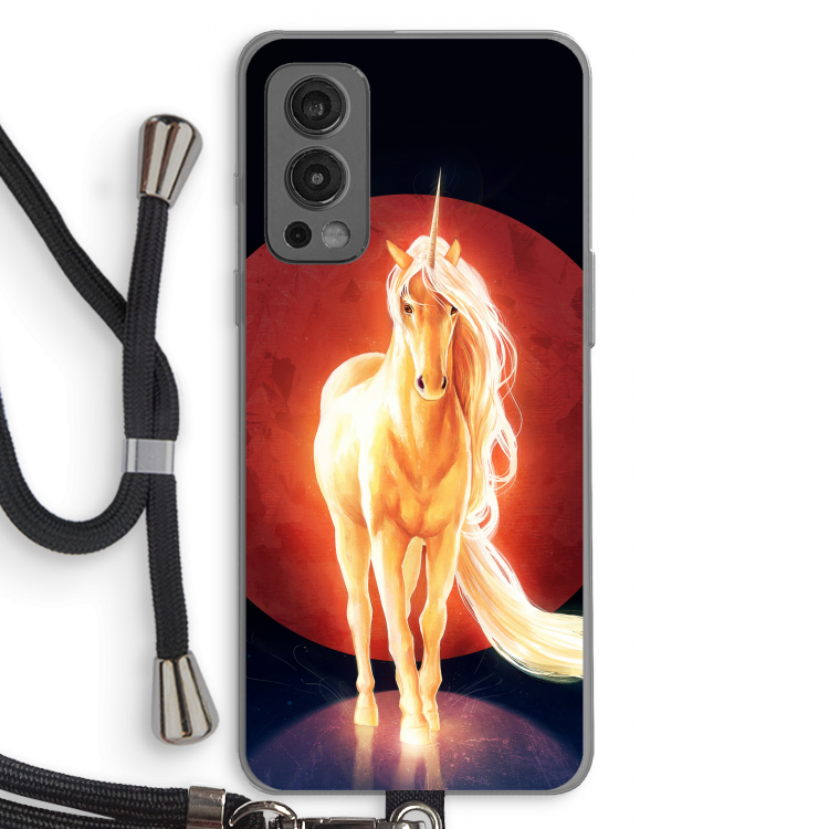 Last Unicorn: OnePlus Nord 2 5G Transparant Hoesje met koord