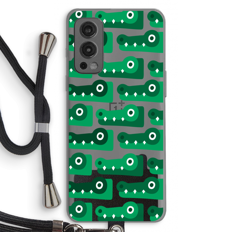 Crocs: OnePlus Nord 2 5G Transparant Hoesje met koord