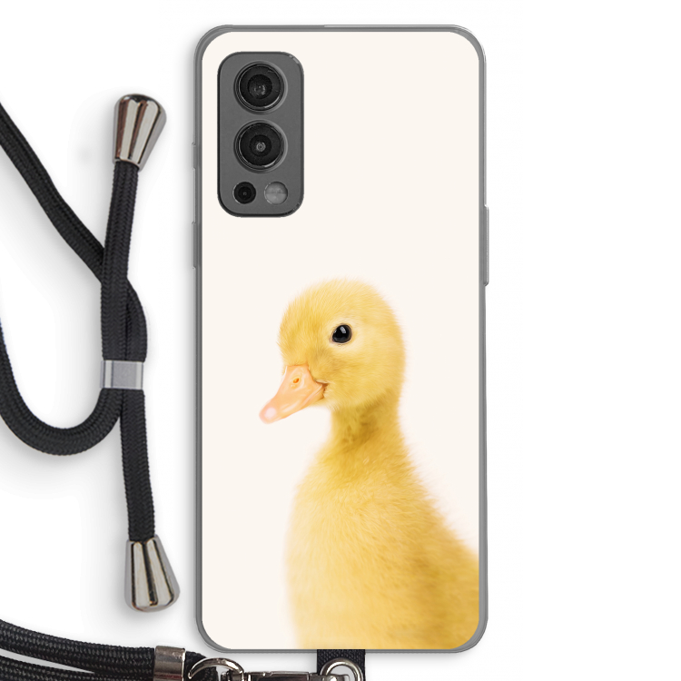 Duke: OnePlus Nord 2 5G Transparant Hoesje met koord