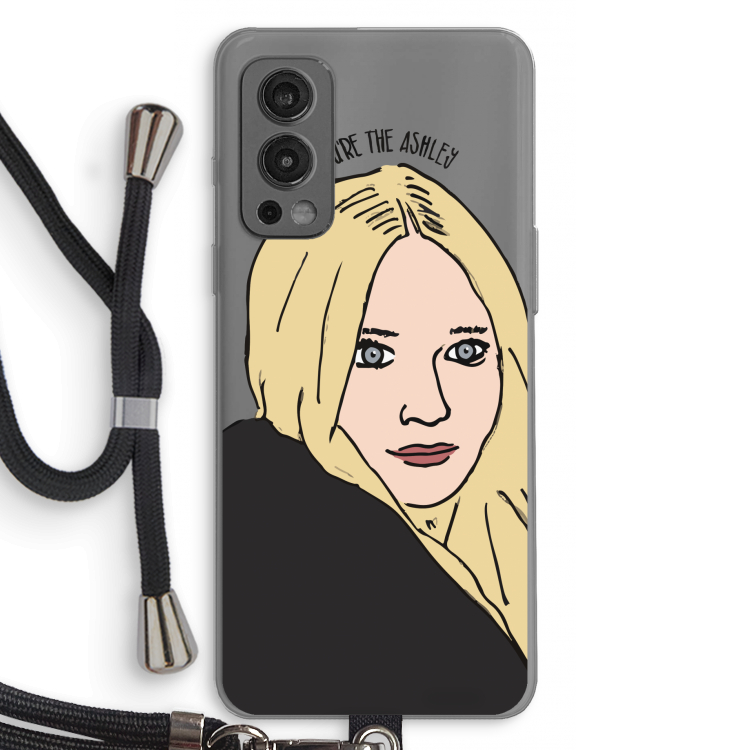Ashley: OnePlus Nord 2 5G Transparant Hoesje met koord