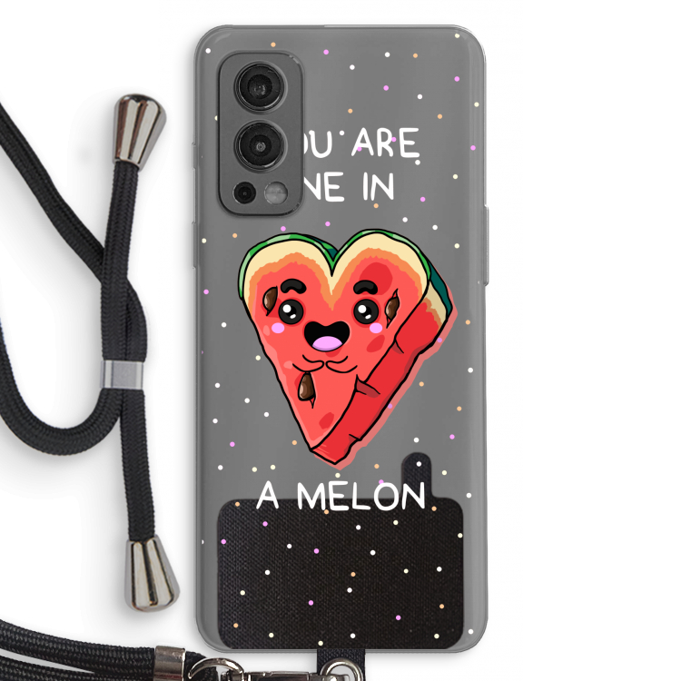 One In A Melon: OnePlus Nord 2 5G Transparant Hoesje met koord