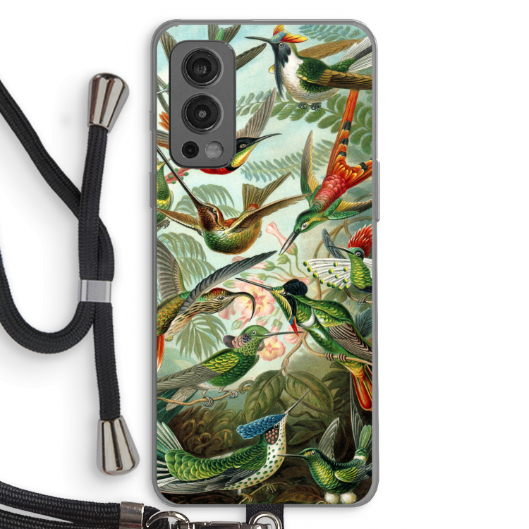 Haeckel Trochilidae: OnePlus Nord 2 5G Transparant Hoesje met koord