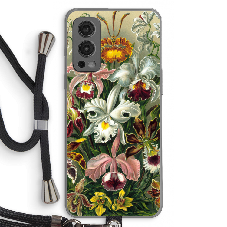 Haeckel Orchidae: OnePlus Nord 2 5G Transparant Hoesje met koord