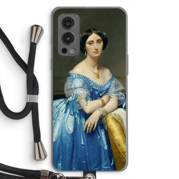 Eleonore: OnePlus Nord 2 5G Transparant Hoesje met koord