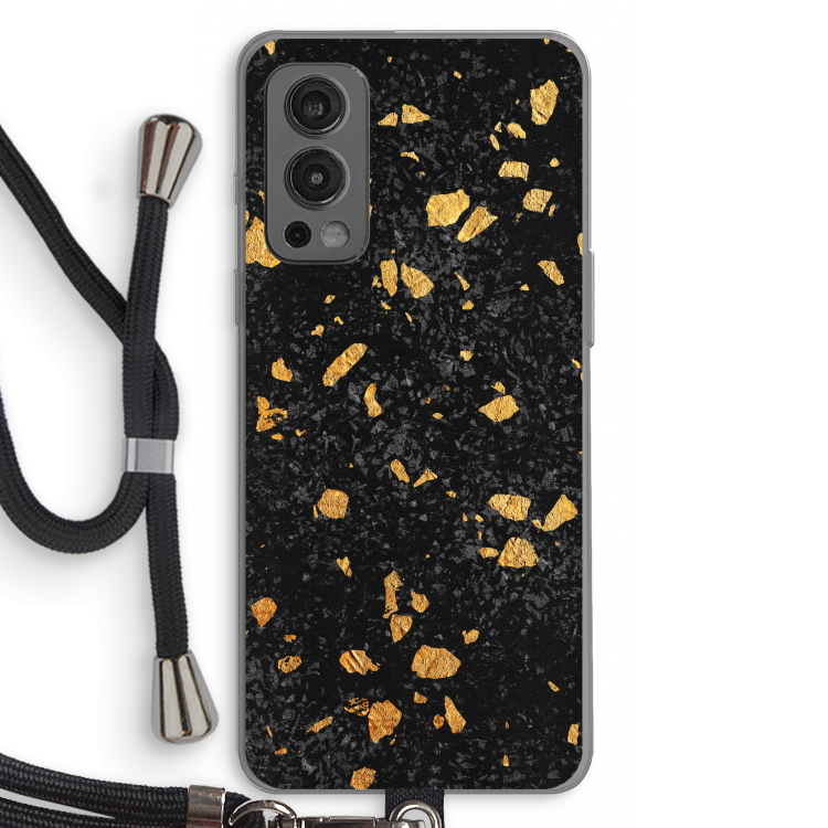 Terrazzo N°7: OnePlus Nord 2 5G Transparant Hoesje met koord
