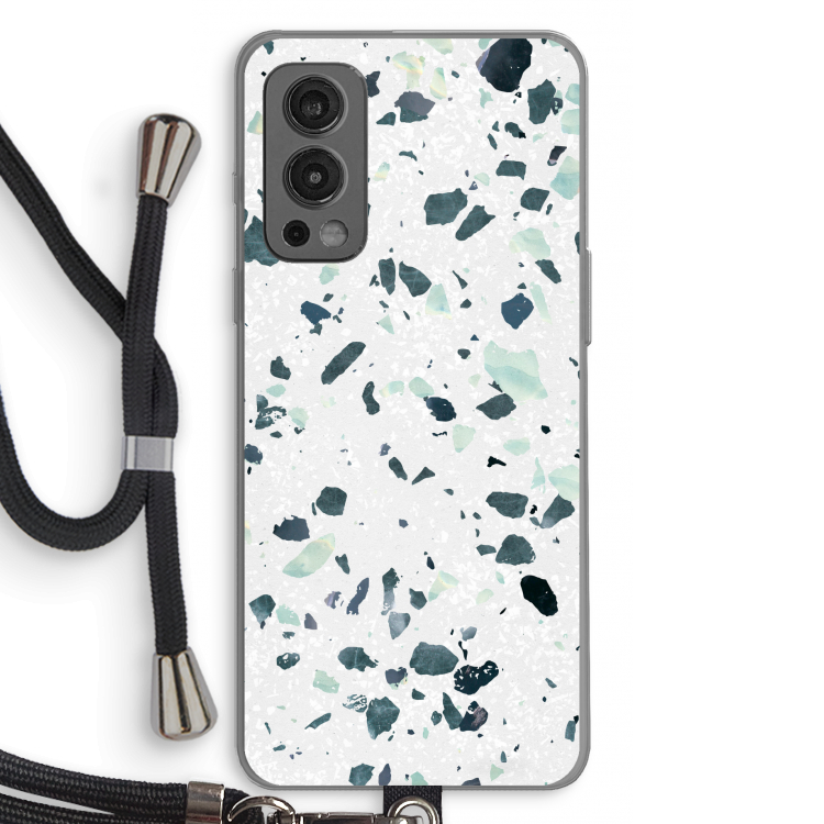 Terrazzo N°2: OnePlus Nord 2 5G Transparant Hoesje met koord