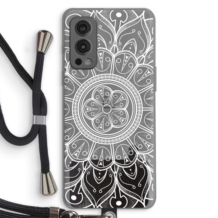 Roses Are Red: OnePlus Nord 2 5G Transparant Hoesje met koord