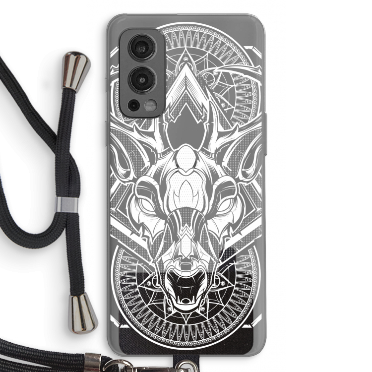 Oh Deer: OnePlus Nord 2 5G Transparant Hoesje met koord