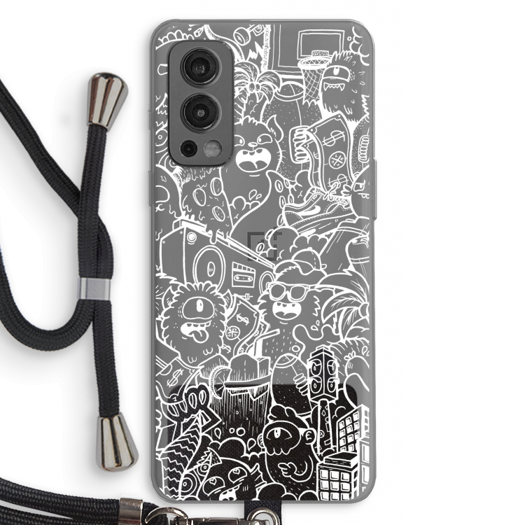 Vexx City #2: OnePlus Nord 2 5G Transparant Hoesje met koord