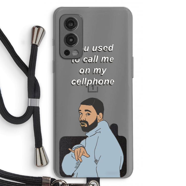 Hotline bling: OnePlus Nord 2 5G Transparant Hoesje met koord
