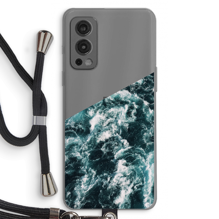 Zee golf: OnePlus Nord 2 5G Transparant Hoesje met koord