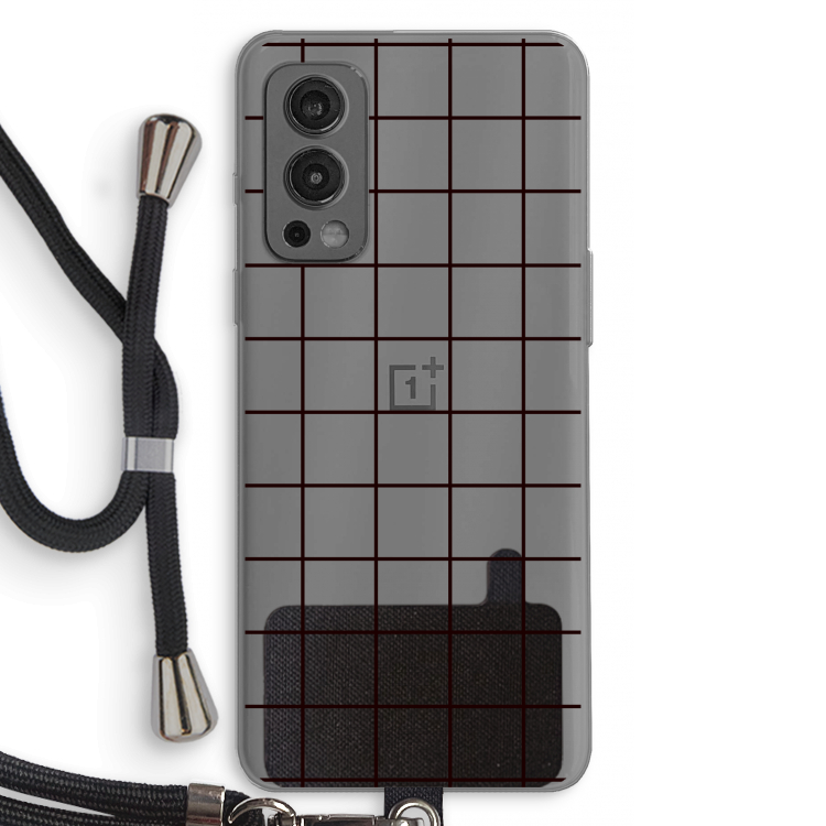 Rooster: OnePlus Nord 2 5G Transparant Hoesje met koord