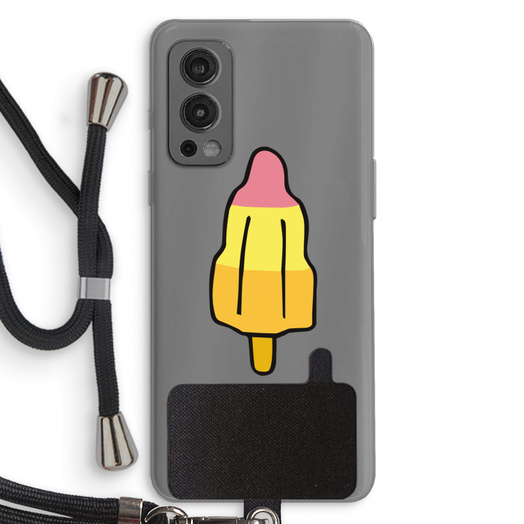 Raketijsje: OnePlus Nord 2 5G Transparant Hoesje met koord