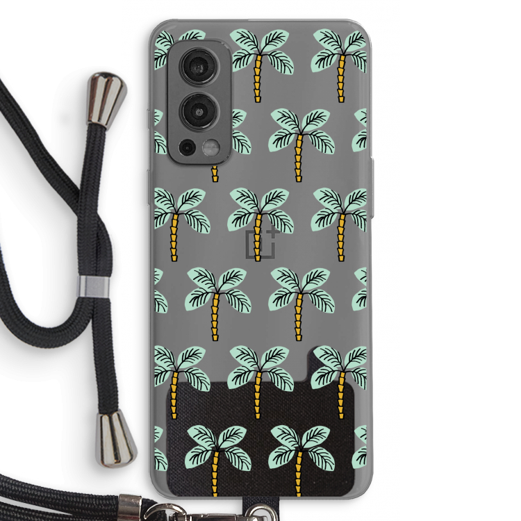 Paradise: OnePlus Nord 2 5G Transparant Hoesje met koord