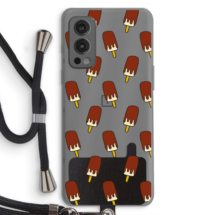 Yummy: OnePlus Nord 2 5G Transparant Hoesje met koord