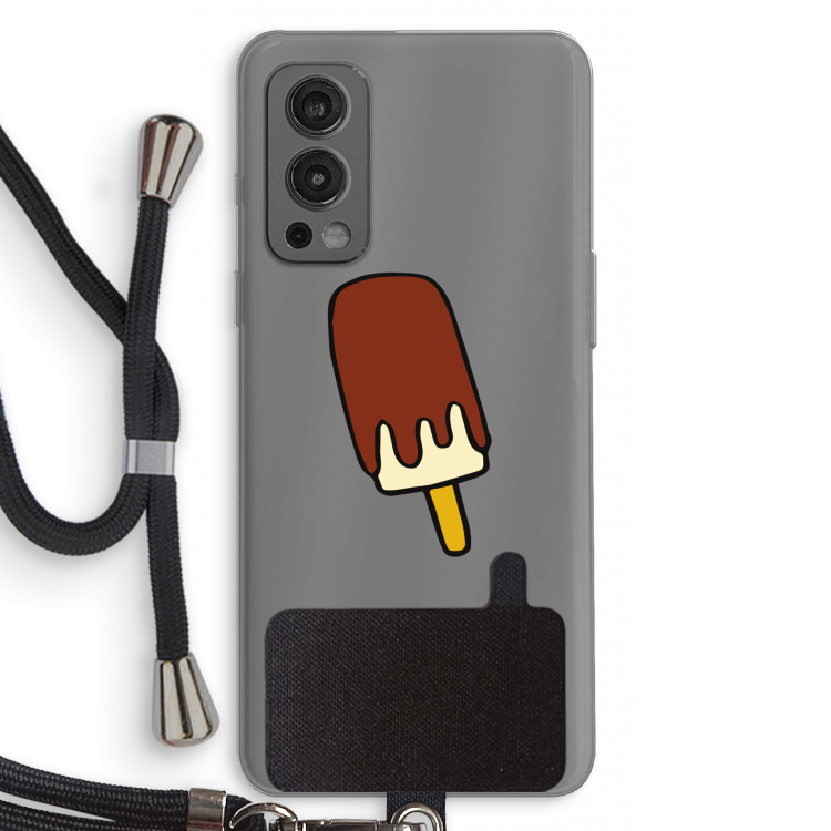 Frisco: OnePlus Nord 2 5G Transparant Hoesje met koord