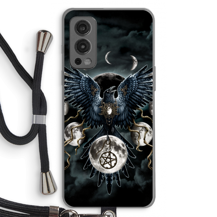 Sinister Wings: OnePlus Nord 2 5G Transparant Hoesje met koord