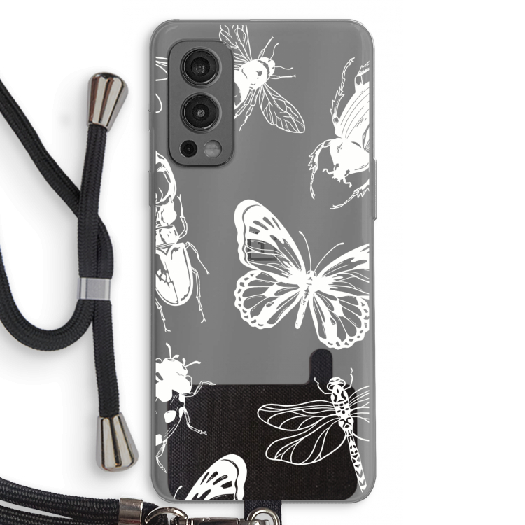 Tiny Bugs: OnePlus Nord 2 5G Transparant Hoesje met koord